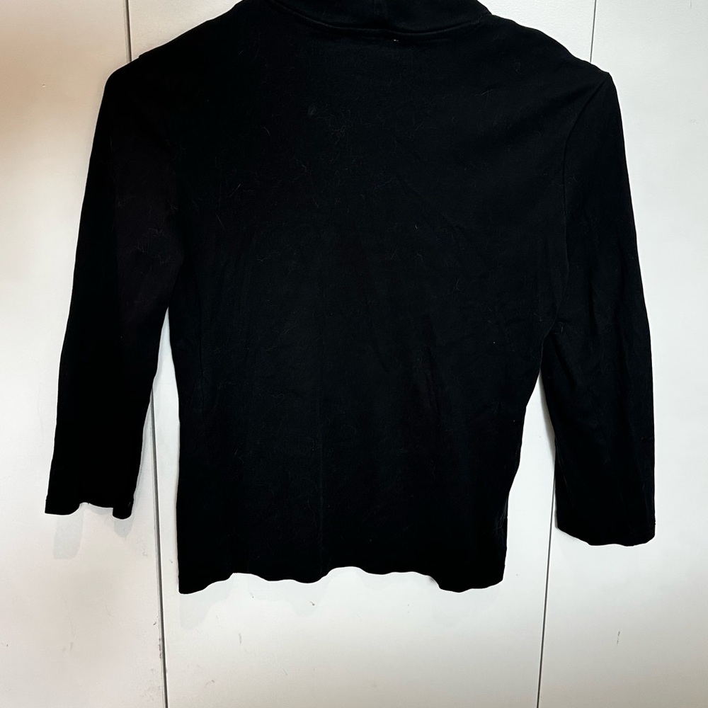 Zara Classic Black Long Sleeve Tee